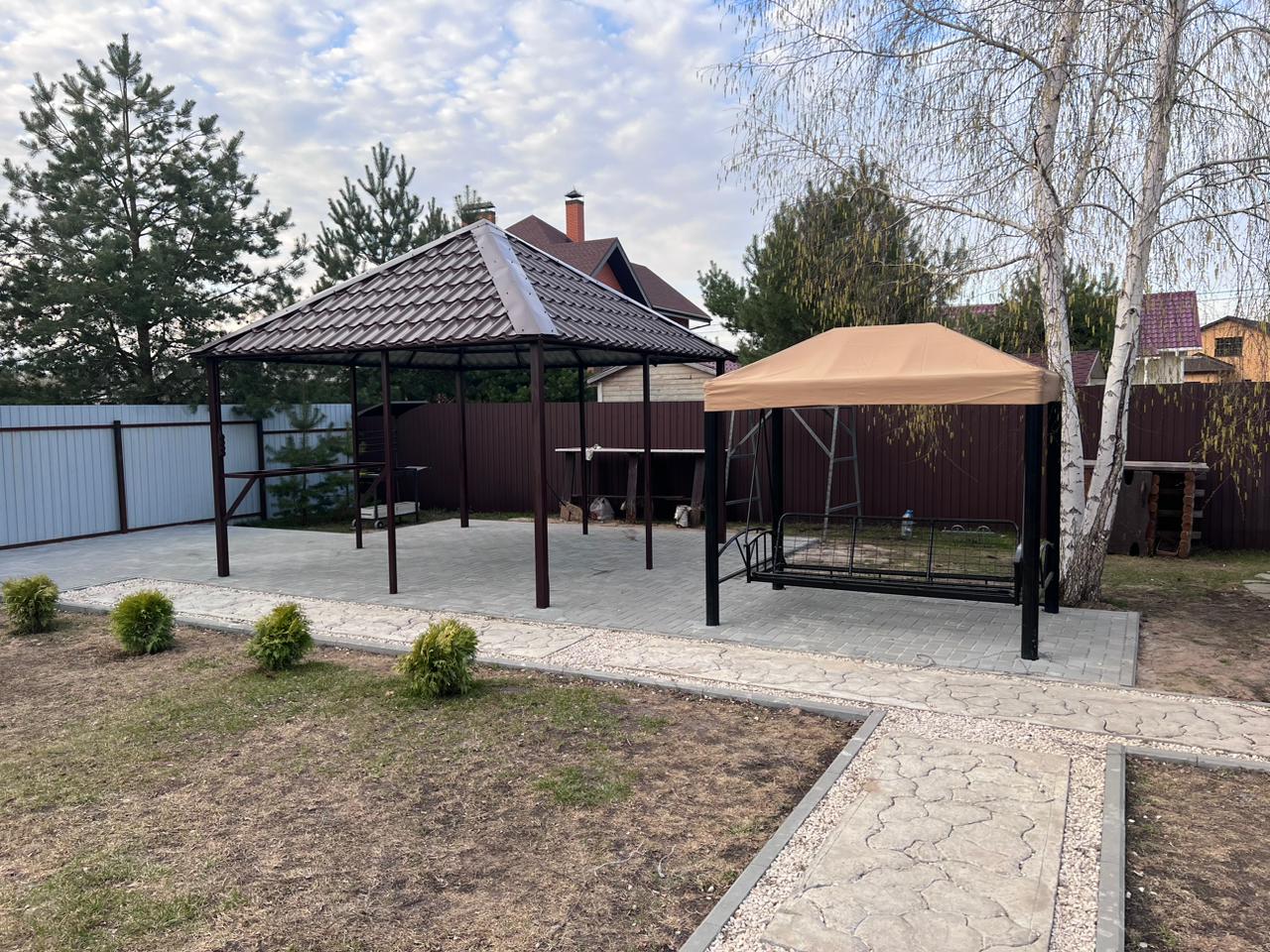 Как выбрать форму беседки под архитектуру дома и геометрию участка в Вязникие